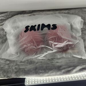 Skims 34DDD Beet Red Fits Everybody Push Up Demi Bra NWT